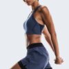 Dames 3″ Performance 2/1 Shorts Acai | Black Dames 3″ Performance 2/1 Shorts Acai | Black