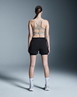 Dames 3″ Performance 2/1 Shorts Black