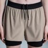 Dames 3″ Performance 2/1 Shorts Cinder | Black Dames 3″ Performance 2/1 Shorts Cinder | Black
