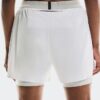 Dames 3″ Performance 2/1 Shorts White | Glacier Dames 3″ Performance 2/1 Shorts White | Glacier