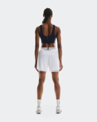 Dames 3″ Performance 2/1 Shorts White | Glacier