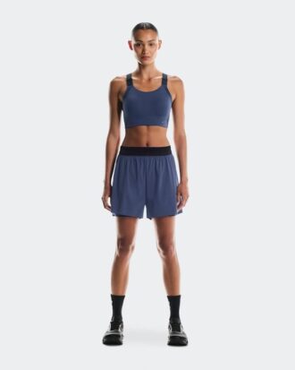 Dames 3″ Performance 2/1 Shorts Acai | Black