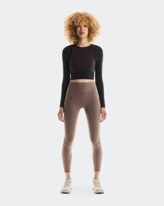 Dames Studio Knit Long-T Crop