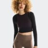 Dames Studio Knit Long-T Crop Dames Studio Knit Long-T Crop