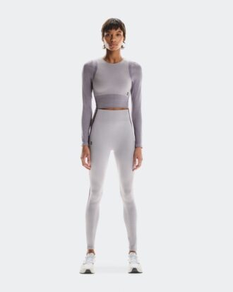 Dames Studio Knit Long-T Crop