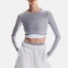 Dames Train Long Sleeve Crop Dames Train Long Sleeve Crop