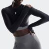 Dames Train Long Sleeve Crop Dames Train Long Sleeve Crop