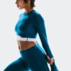 Dames Train Long Sleeve Crop Dames Train Long Sleeve Crop