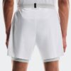 Heren 5″ Performance 2/1 Shorts White | Glacier Heren 5″ Performance 2/1 Shorts White | Glacier